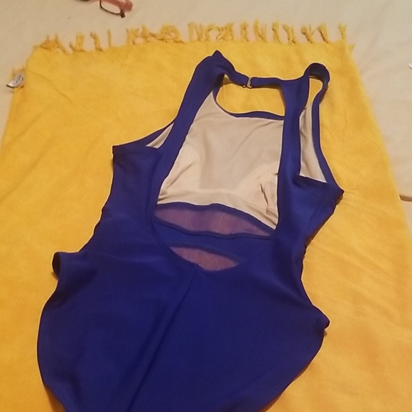 Blue bathing suit with wrap - Picture 2 of 3